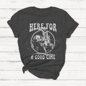 Western Rodeo Good Times Country Music Graphic T Shirt 99